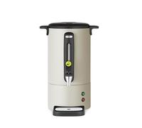 HENDI Percolador de café 7L UNIQ, de una pared, con filtro incorporado y grifo antigoteo, para café molido grueso, 230V, 50/60Hz, 1050W, 307x330x(H) 450mm, blanco hueso, acero inoxidable, PP