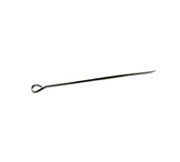 HENDI Pinchos para asadores, barbacoas y parilladas, pinchos para carne, brochetas, accesorios para barbacoa, 6 piezas, 250mm, acero inoxidable 18/0