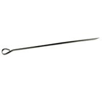 HENDI Pinchos para asadores, barbacoas y parilladas, pinchos para carne, brochetas, accesorios para barbacoa, 6 piezas, 350mm, acero inoxidable 18/0