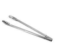 HENDI Pinzas para ensaladas, con clip de fijación, utensilio de cocina para servir verduras, vegetales, alimentos, tenazas resistentes multiusos, 400mm, de acero inoxidable