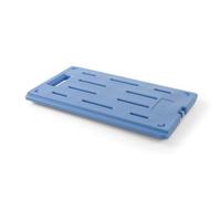 HENDI Placa eutéctica de frío profesional, GN 1/1, para cajas térmicas, elemento refrigerante, acumulador de frío, bloque térmico, paquete de enfriamiento, placa de hielo, 530x325x(H)30mm, HDPE, azul