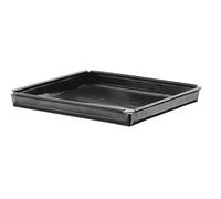 HENDI Plancha para hornear, para el revestimiento antiadherente PTFE X90 (281260), reforzada, resistente a la temperatura hasta 260°C, bandeja para horno, bandeja para horno, 290x290x(H)20 mm, acero