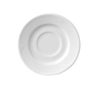 HENDI Platillo para tazas de café expreso, ø125mm, con bordes reforzados, porcelana blanca