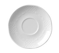 HENDI Platillo para tazas de café expreso, ø130mm, con bordes reforzados, porcelana blanca