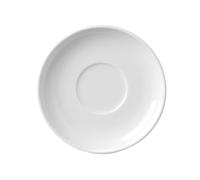 HENDI Platillo para tazas de café y capuchino, ø145mm, con bordes reforzados, porcelana blanca