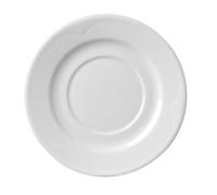 HENDI Platillo para tazón de sopa, ø190mm, con bordes reforzados, porcelana blanca
