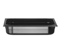 HENDI Recipiente Gastronorm 1/2 - PC - Negro - 4 L - 325x265x(H) 65 mm