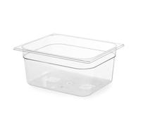 HENDI Recipiente Gastronorm 1/2 - PC - Transparente - 9.5 L - 325x265x(H) 150 mm