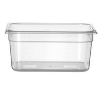 HENDI Recipiente Gastronorm 1/2 - PP - Transparente - 9.5 L - 325x265x(H) 150 mm