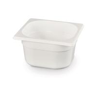 HENDI Recipiente Gastronorm 1/6 - PC White - Blanco - 1.6 L - 176x162x(H) 100 mm