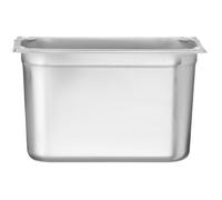 HENDI Recipiente Gastronorm GN 1/3, Kitchen Line, resistencia térmica -40 °C a 250 °C, apto para horno y baño maría, 7,8L, 325x176x(H) 200mm, acero inoxidable