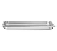 HENDI Recipiente GN 1/1, contenedor GN,apilable,resistente a Temperaturas de -40° a 300°C,apto para hornos,congeladores,calientaplatos,baño María,5L,530x325x(H) 40mm,acero inoxidable 18/10