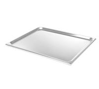 HENDI Recipiente GN 2/1, contenedor GN,apilable,resistente a Temperaturas de -40° a 300°C,apto para hornos,congeladores,calientaplatos,baño María,5.5L,650x530x(H) 20mm,acero inoxidable 18/10