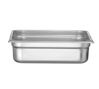 HENDI Recipiente GN 2/3, contenedor GN,apilable,resistente a Temperaturas de -40° a 300°C,apto para hornos,congeladores,calientaplatos,baño María,9L,354x325x(H) 100mm,acero inoxidable 18/10