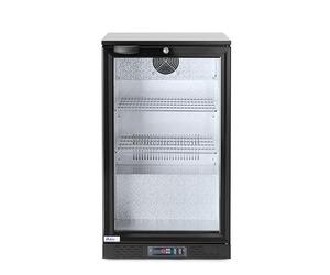 HENDI Refrigerador Bajo Mostrador Arktic para Bebidas, Botellero Enfriador Bajo Barra, 1 Puerta, 103L, 0-10°C, Nevera Vitrina de Bar, Armario Frigorífico, 220V, 120W, 500x530x865mm, Acero Prelacado