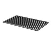 HENDI Rejilla grill parilla GN 1/1, CONVECTOMAT, para horno, asador, acanalada, para hornear, asar, barbacoa, recubrimiento antiadherente de PTFE, resiste hasta 200°C, 530x325x(H)15mm, aluminio
