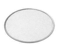 HENDI Base Bandeja Rejilla Malla Pizza, Rejilla redonda para hornear pizzas uniformemente, más crujientes, Bandeja redonda de malla para pizzas, horno, Diámetro 360 mm, Aluminio