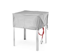 HENDI Revestimiento protector, para HENDI Grill- Master Maxi 154717 & 154878, cubierta, cubierta de protección contra la intemperie, material PEVA resistente a los rayos UVA, 720x560x(H)360mm, gris