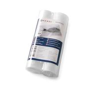 HENDI Rollos gofrados para envasado al vacío y cocción sous-vide, 2 unidades, compatibles con selladoras al vacío de aspiración externa y de cámara, -20/+100°C, 6000x200mm, 75 µm, PA/PE, sin BPA