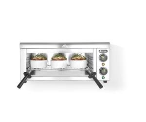 HENDI Salamandra eléctrica profesional mural, 50-300°C, 230V, 2000W, 610x450x(H)275mm, acero inoxidable