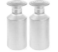 HENDI Salero y pimentero - Sazonador - Gris claro - Aluminio ø80x(H)195 mm (Paquete de 2)