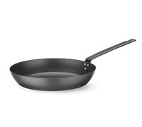 HENDI Sartén de freír, apta para inducción y horno hasta 220°C, fondo: ø186mm, con recubrimiento antiadherente natural después de curar, 470x244x(H)95mm, acero al carbón