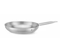 HENDI Sartén de Freír sin Tapa, 2,7 L, Fondo Sandwich de Inducción, Apto para Gas, Eléctrica, Cerámica, Inducción y Lavavajillas, Mango Largo Anticalor, Ø280x(H) 50mm, Acero Inoxidable y Aluminio