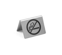 HENDI Señal de mesa No fumar - 50x35x(H)40 mm (Paquete de 10)