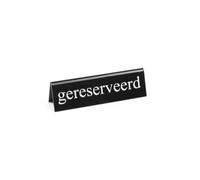 HENDI Señal de mesa Reservado - "gereserveerd" - 130x35x(H)40 mm