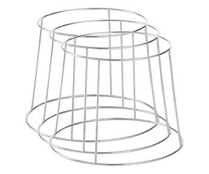 HENDI Soporte de bandejas para marisco - Solo soporte - ø250x(H) 190 mm (Paquete de 3)