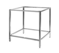 HENDI Soporte para Hornos de Pizza Basic 4 y Basic 44, Construcción Sólida, Base con Altura Regulable, 975x814x(H)960mm, Acero Inoxidable