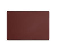 HENDI Tabla de cortar HACCP Marrón, para carne cocinada, ambos lados utilizables, 450x300x(H)13mm, polietileno HDPE