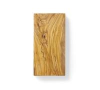 HENDI Tabla de servir de madera de olivo, con agarraderas talladas, rectangular, aprox. 300x150x(H)18mm