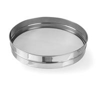 HENDI Tamizador para azúcar en polvo, Tamiz con Malla muy Fina, Colador de Cocina Apto para Lavavajillas, ⌀410x(H)80mm, Acero Inoxidable