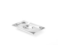 HENDI Tapa Gastronorm con hueco para la cuchara. - Profi Line - GN 1/4-265x162 mm