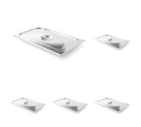 HENDI Tapa Gastronorm, GN 1/1, Plata, 1 (Paquete de 5)
