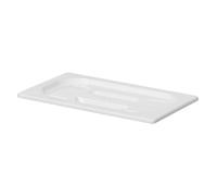 HENDI Tapa Gastronorm - PC White - GN 1/4 - Blanco - 265x162 mm
