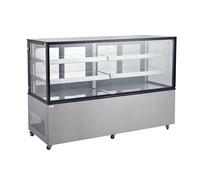 HENDI Vitrinas expositoras refrigeradas con 2 baldas - 610 L - 230V / 500W - 1815x675x(H)1210 mm