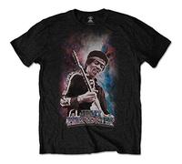 Hendrix Jimi - T-Shirt # S Unisex Black # Galaxy