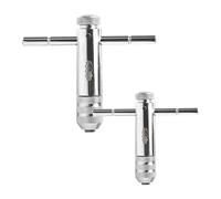 HENGBIRD 2 Piezas Juego de Machos de Roscar Manuales Mango en T de Ttrinquete Terrajas y Machos de Roscar para Machos de Roscar Métricos M3-M8/M5-M12