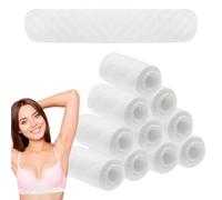 HENGBIRD 20 Forros de Sujetador de Algodón para Mujer Erupción de Sudor Almohadilla Absorbente de Sudor para Debajo de los Senos Rectangular Debajo Bra 3 Capas