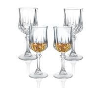 HENGBIRD 4 copas de vino plastico, 220 ml, copas plastico duro, reutilizables copass de plasticos vino, para fiestas de cumpleaños, bodas, celebraciones familiares, camping