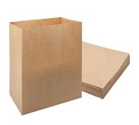 HENGBIRD 50 Piezas Bolsas de Papel Kraft, 24 X 14 X 33 cm Bolsas de Regalo, para Envolver Regalos, Regalos, Celebración, Boda, Fiesta