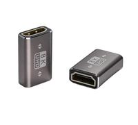 HENGBIRD Adaptador HDMI Hembra a Hembra 8K 2 Piezas Acoplador HDMI 2.1, Extensor HDMI para Extensión Cable HDMI, Monitor, Televisión, Proyector, Portátil, PC