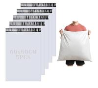 HENGBIRD Bolsas para Envíos 80x60cm Sobres para Envios Sobres de Correo Nuevo Material Bolsa Sobres de Plástico Opacos Blancos Bolsas Envio Vinted para Embalaje Caja de Zapatos Chaqueta Manta Pequeña