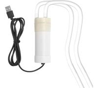 HENGBIRD Bomba de Agua USB mini 5 V Autocebante - Bomba de Circulación Silenciosa con Tubo PVC 1 m y Filtro de Piedra, Portátil para Acuario, Jardín, Camping