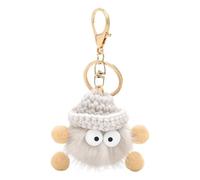 HENGBIRD Dulce peluche suave para llaves de peluche, colgante de peluche para llaves de coche, caqui, 7*7*5