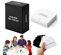 HENGBIRD How Deep Will You Go Card Game The Game Card Games Card Games Deep Green Charlas Che Juego de cartas Fun Family Party Card Game Divertido Cartas Juego de Noche Juegos de Fiesta para Adultos
