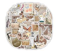 HENGBIRD Juego de 60 pegatinas kindle, pegatinas aesthetic, pegatinas vintage, pegatinas decorativas, stickers kindle