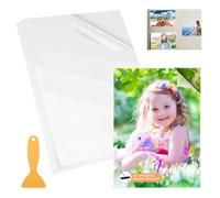 HENGBIRD Láminas para plastificar A4 mate - 25 unidades A4 película laminadora autoadhesiva A4 con rascador transparente PVC impermeable sin dispositivo - Película de plastificación para documentos